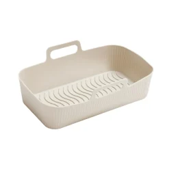 Moule en silicone noir pour friteuse sans huile et à air 20x12xH7cm < Gifi Online