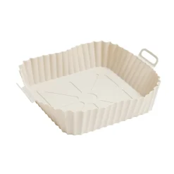 Moule en silicone noir pour friteuse sans huile et à air 20x20xH6,5cm