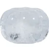 Moule à glaçons silicone x4 forme citrouille transparent