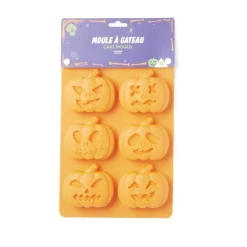 Moule à gâteau Halloween silicone orange 27x18xH3cm