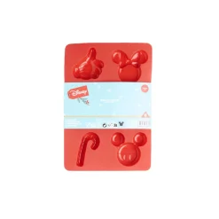 Moule à gâteau Mickey Disney silicone rouge 29x20xH3cm < Gifi