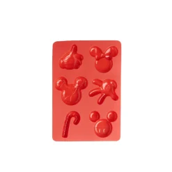 Moule à gâteau Mickey Disney silicone rouge 29x20xH3cm < Gifi