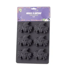 Moule gâteau silicone Halloween x6 araignée 27x18xH3cm < Gifi Clearance