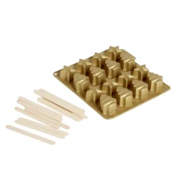 Moule silicone pour 16 sucettes avec bâtonnets inclus < Gifi Discount