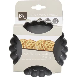 Moule à tartelette revêtement antiadhésif Ø12cm x4 < Gifi New