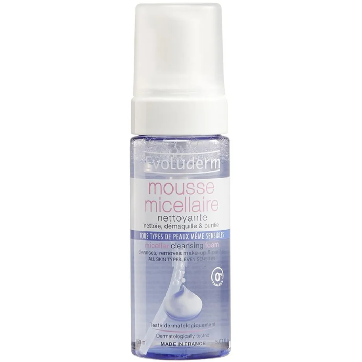 Mousse micellaire netoyante Evoluderm 150 ml < Gifi New