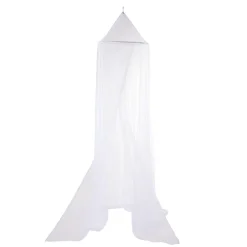Moustiquaire ciel de lit blanc à suspendre Ø60x235x1000cm