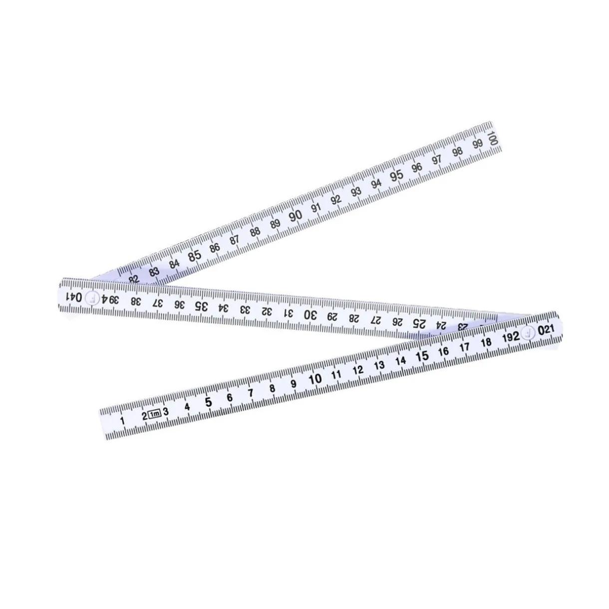 Mètre pliant 1m blanc < Gifi Online