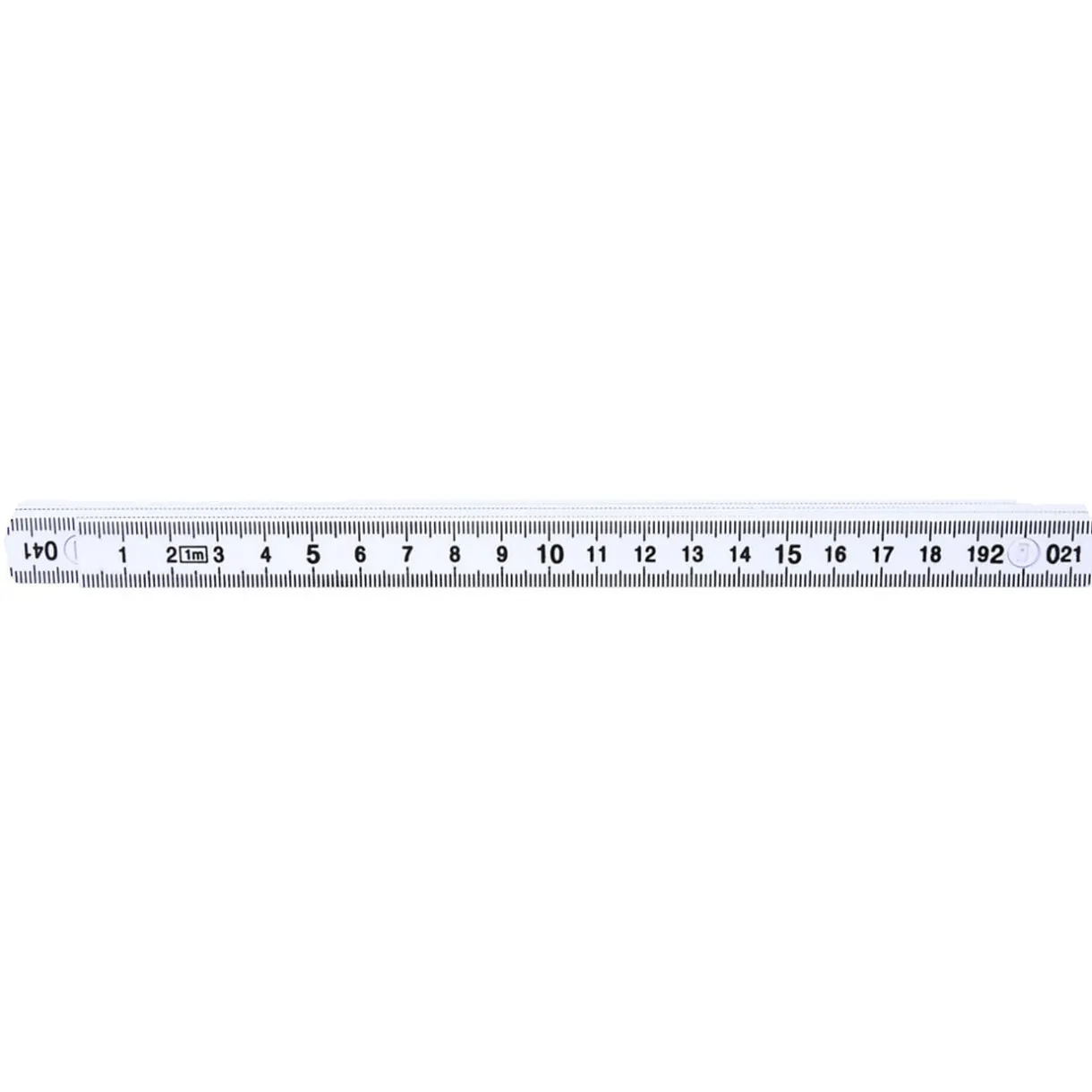 Mètre pliant 1m blanc < Gifi Online