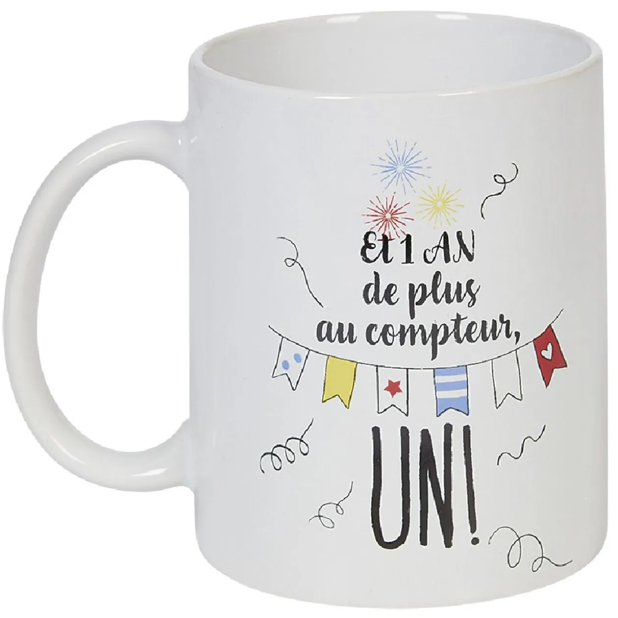 Mug blanc message humoristique (2 modèles)