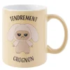 Mug céramique 30cl motif Gromimis Tendrement Grognon Ø8xH9cm
