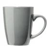 Mug en faïence Madrid gris foncé 360ml Ø8,6cm < Gifi Outlet