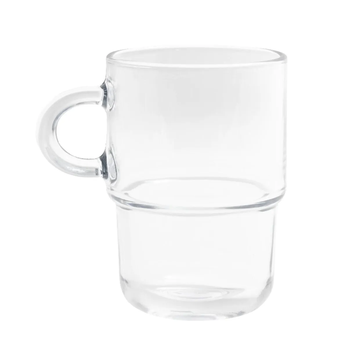 Mug en verre transparent Cozy empilable 36cl < Gifi Clearance
