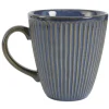 Mug faïence 60cl Myra stries extérieures en relief Ø9xH10cm (3 modèles) < Gifi Discount