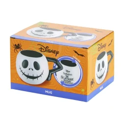 Mug Halloween Disney Mr Jack Skellington dolomite noir et blanc Ø11xH9cm < Gifi Best