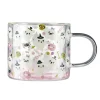 Mug Halloween double paroi 25cl motif fantôme verre rose 12,5x8,5xH10cm < Gifi Clearance