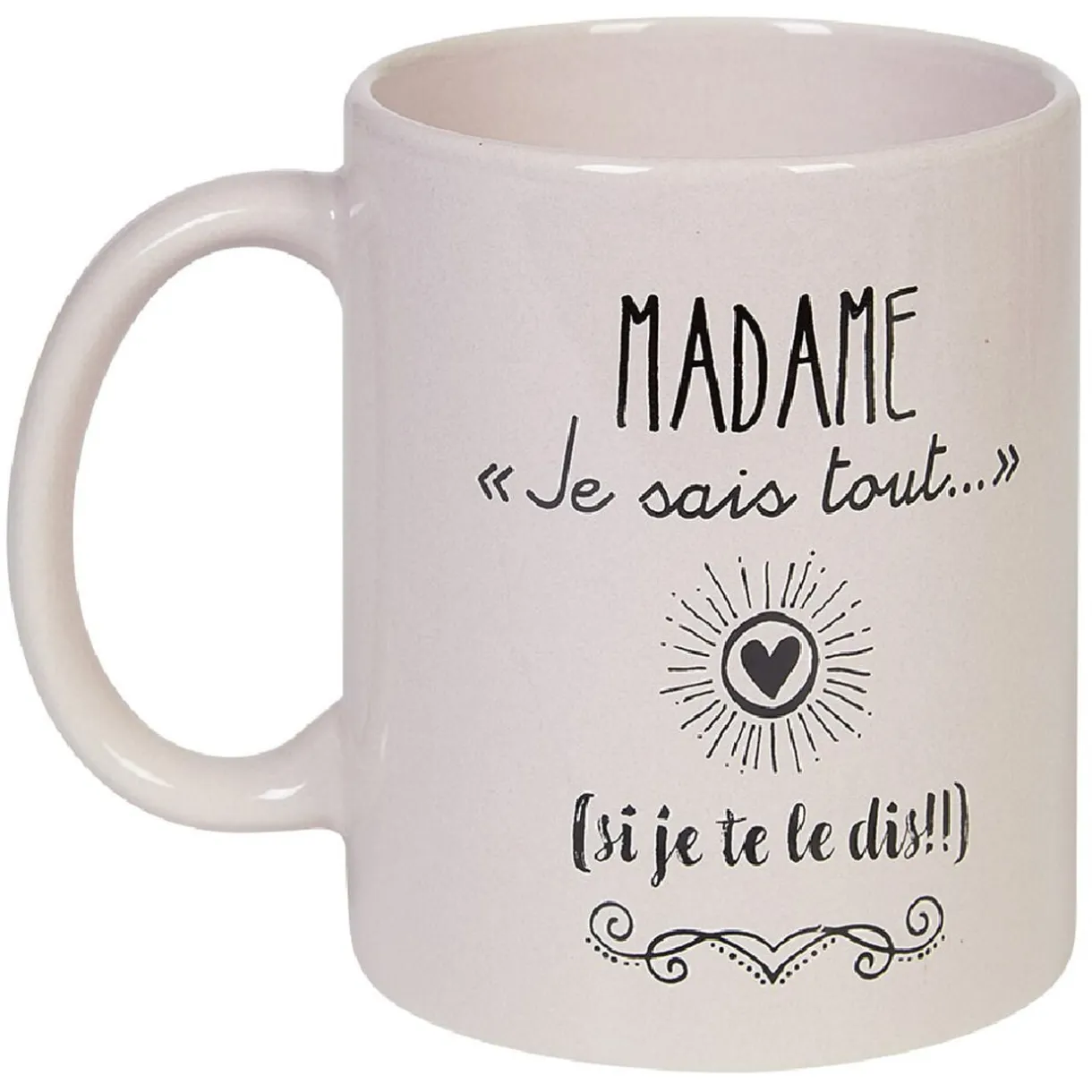 Mug inscription humoristique (2 modèles) < Gifi