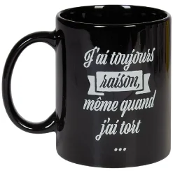 Mug inscription humoristique (2 modèles) < Gifi