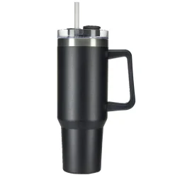 Mug isotherme 1,2L avec paille intégrée (2 modèles) < Gifi Discount