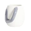 Mug éléphant dolomite blanc et gris Ø10xH10cm