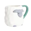 Mug mouton dolomite blanc et gris Ø10xH10cm < Gifi Outlet