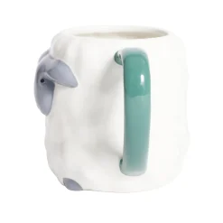 Mug mouton dolomite blanc et gris Ø10xH10cm < Gifi Outlet