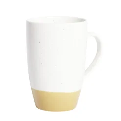 Mug porcelaine blanc et beige 500ml < Gifi Sale