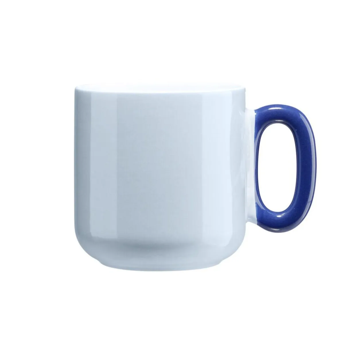 Mug porcelaine 36cl couleur unie anse originale Ø9xH9cm (4 modèles) < Gifi Outlet
