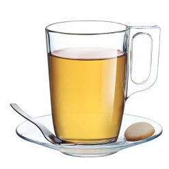 Mug transparent en verre tempé lisse Luminarc 32cl < Gifi New
