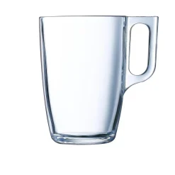 Mug transparent en verre tempé lisse Luminarc 32cl < Gifi New