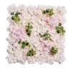 Mur de fleurs artificielles clipsable blanc 50x50cm