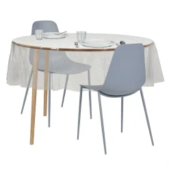 Nappe cristal carrée transparente paillettes multicolores 150x150cm