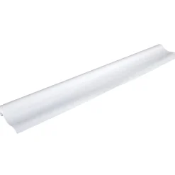 Nappe damassée blanche en papier 8 m