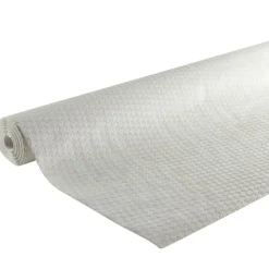 Nappe en papier gaufré toile de lin blanc 1,2x15m