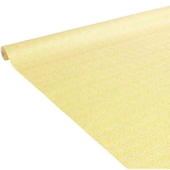 Nappe en papier motif géométrique blanc et jaune 1,20x6m < Gifi Best