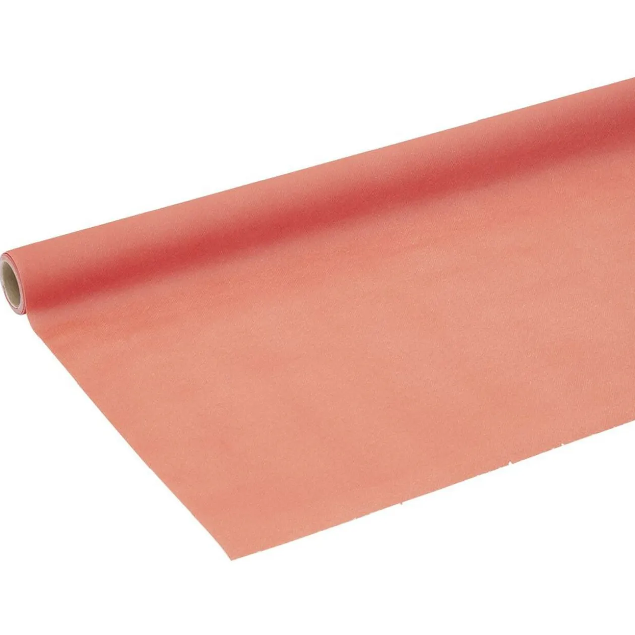 Nappe en papier voie sèche effet tissu orange