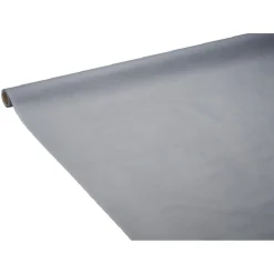 Nappe en papier voie sèche effet tissu gris clair 4 m < Gifi