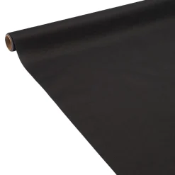 Nappe en papier voie sèche effet tissu noir 4 m < Gifi New