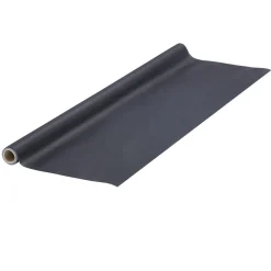 Nappe en papier voie sèche effet tissu noir 4 m < Gifi New