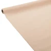 Nappe en papier voie sèche effet tissu blanc lin 4 m
