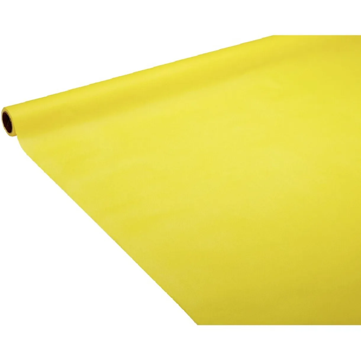 Nappe en papier voie sèche effet tissu jaune 4 m < Gifi Online