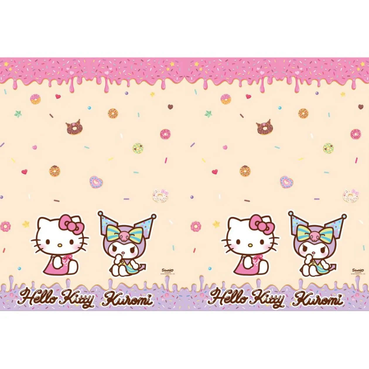 Nappe plastique Hello Kitty 120x180cm