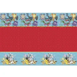 Nappe plastique Pokémon rectangulaire rouge et bleue 120x180cm < Gifi Hot