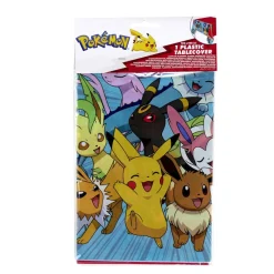 Nappe plastique Pokémon rectangulaire rouge et bleue 120x180cm < Gifi Hot