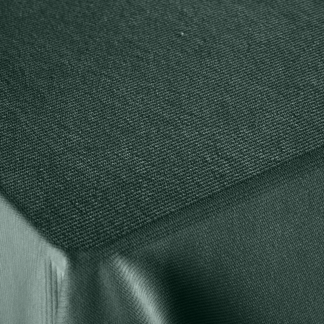 Nappe polyester tissu côtelé L300X140 cm vert