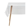 Nappe rectangulaire cristal transparent uni 140x240 cm