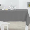Nappe rectangulaire grise unie