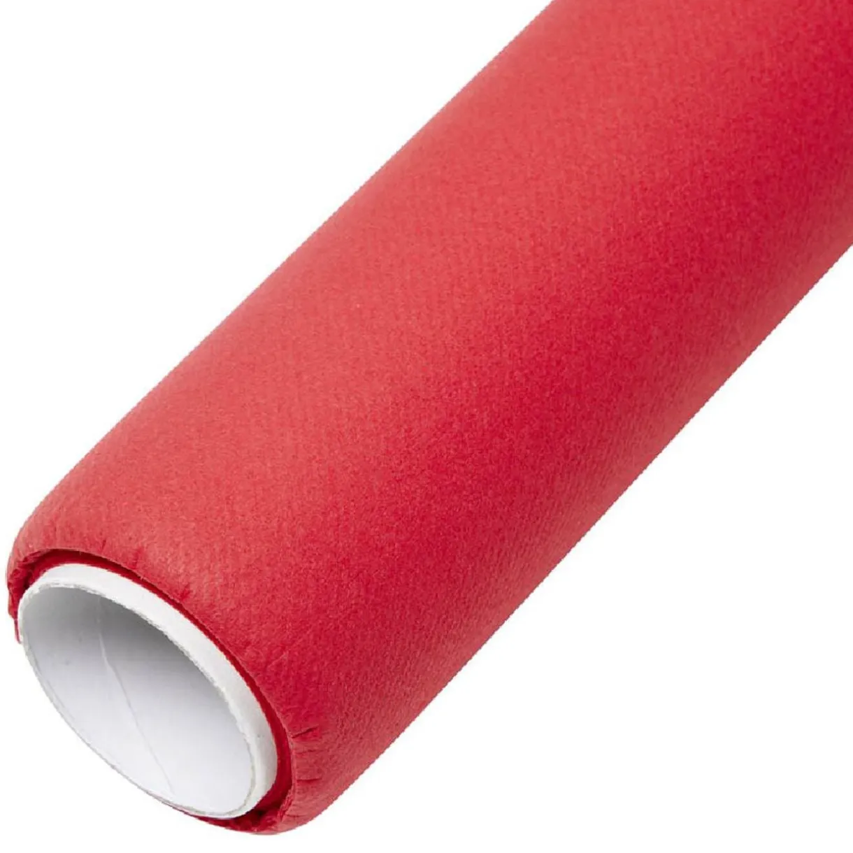 Nappe rectangulaire jetable Airlaid rouge 120x400 cm < Gifi