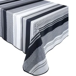 Nappe rectangulaire noire et blanche < Gifi New