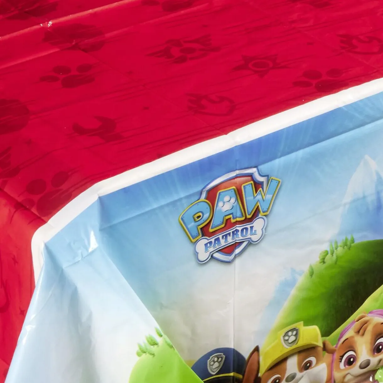 Nappe rectangulaire Pat Patrouille plastique 120x180cm < Gifi